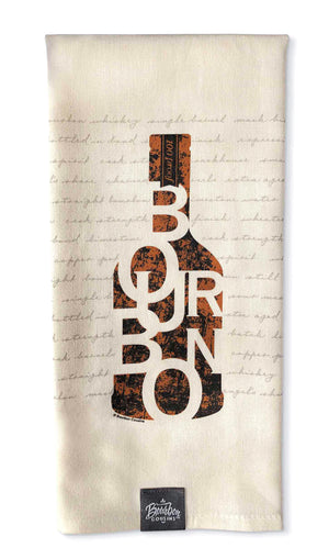 Bourbon Gift Set | Copper Jigger & Two Whiskey Lovers Bar Towels