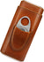 Leather Cigar Case Humidor with Cutter