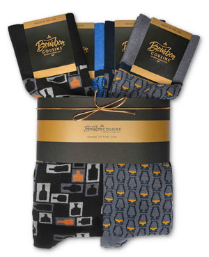 Bourbon Gift | 4-Sock Gift Set for Whiskey Lovers