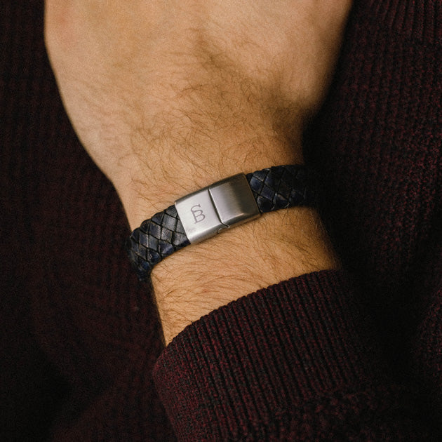 Leather Bracelet Cornall - Black