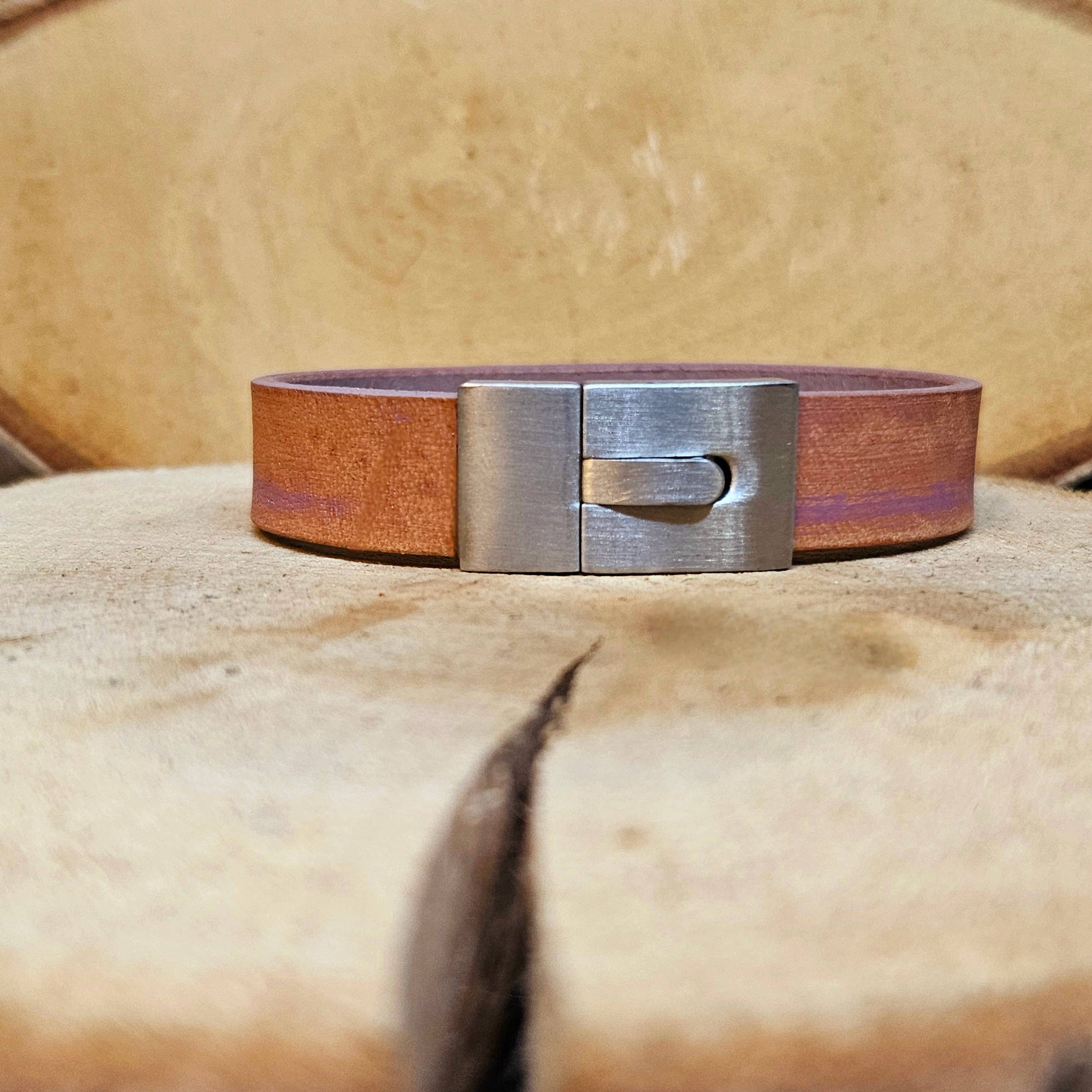 Men's Leather Cuff Bracelet- Leather Collection