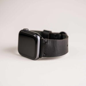 Apple Leather Watch Band | Black