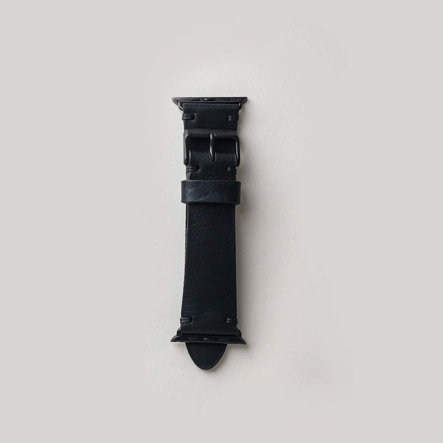 Apple Leather Watch Band | Black