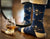 Cigar & Whiskey Socks | Navy + Tan