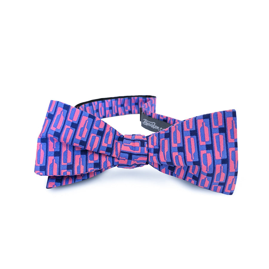 Bourbon Row© Bow Tie | Navy + Pink