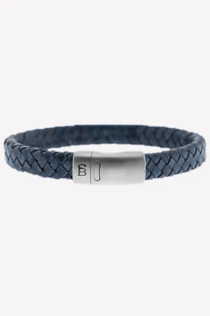 Leather Bracelet Cornall - Marine