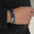 Leather Bracelet Cornall - Marine