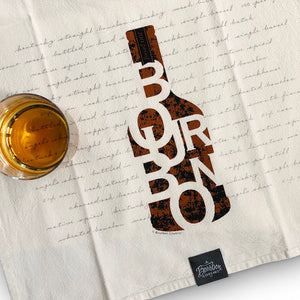 Bourbon Gift Set | Copper Jigger & Two Whiskey Lovers Bar Towels