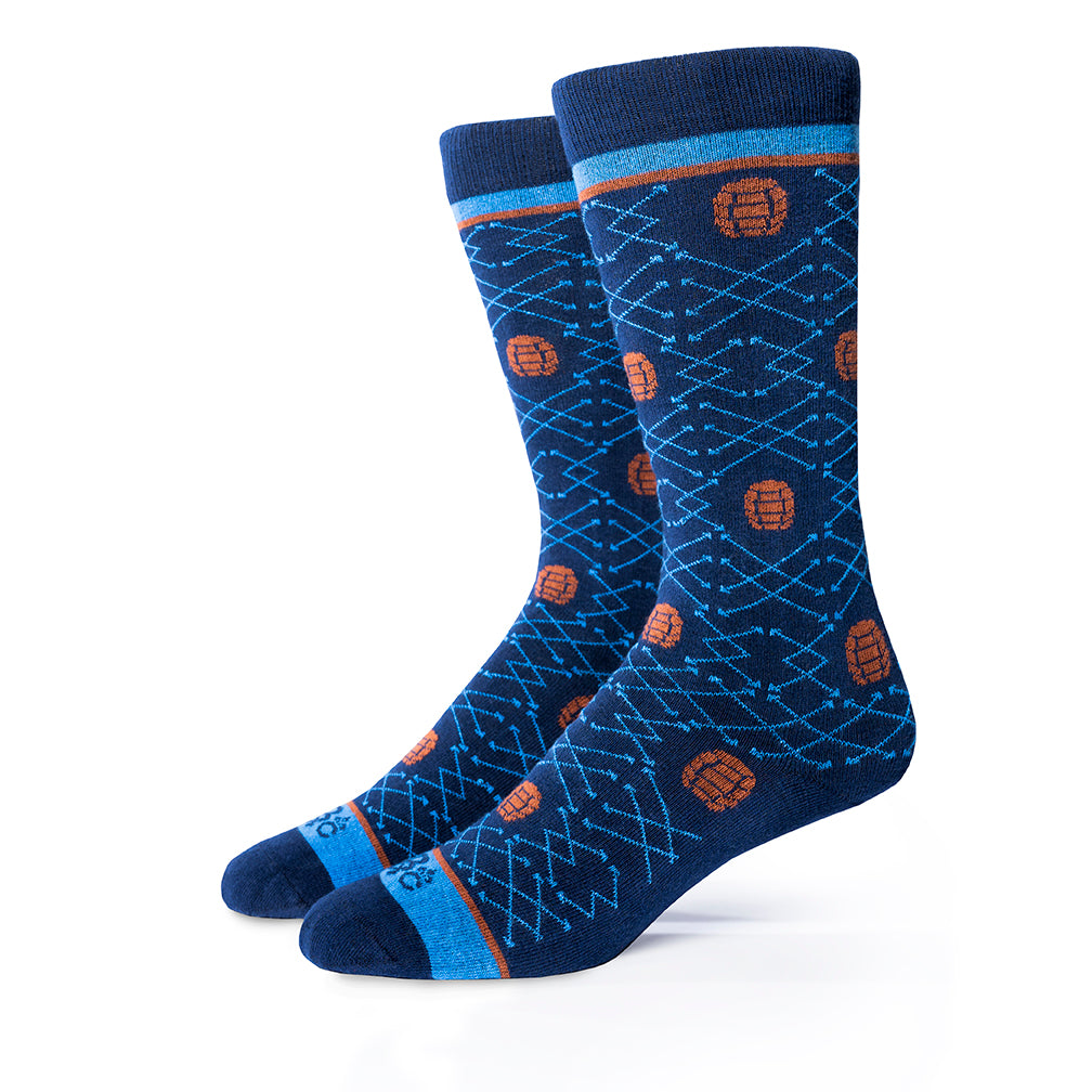 Barrel Pick© Socks | 3-pack | Navy +  Brown + Bright Blue
