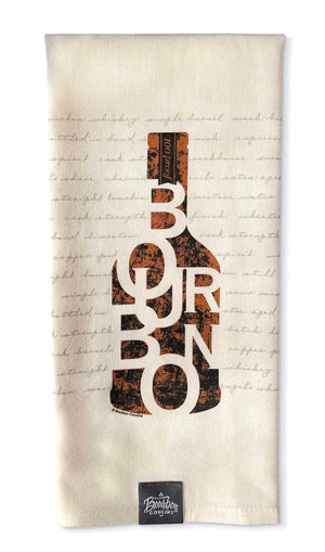 Bourbon Gift Set | Copper Jigger & Two Whiskey Lovers Bar Towels