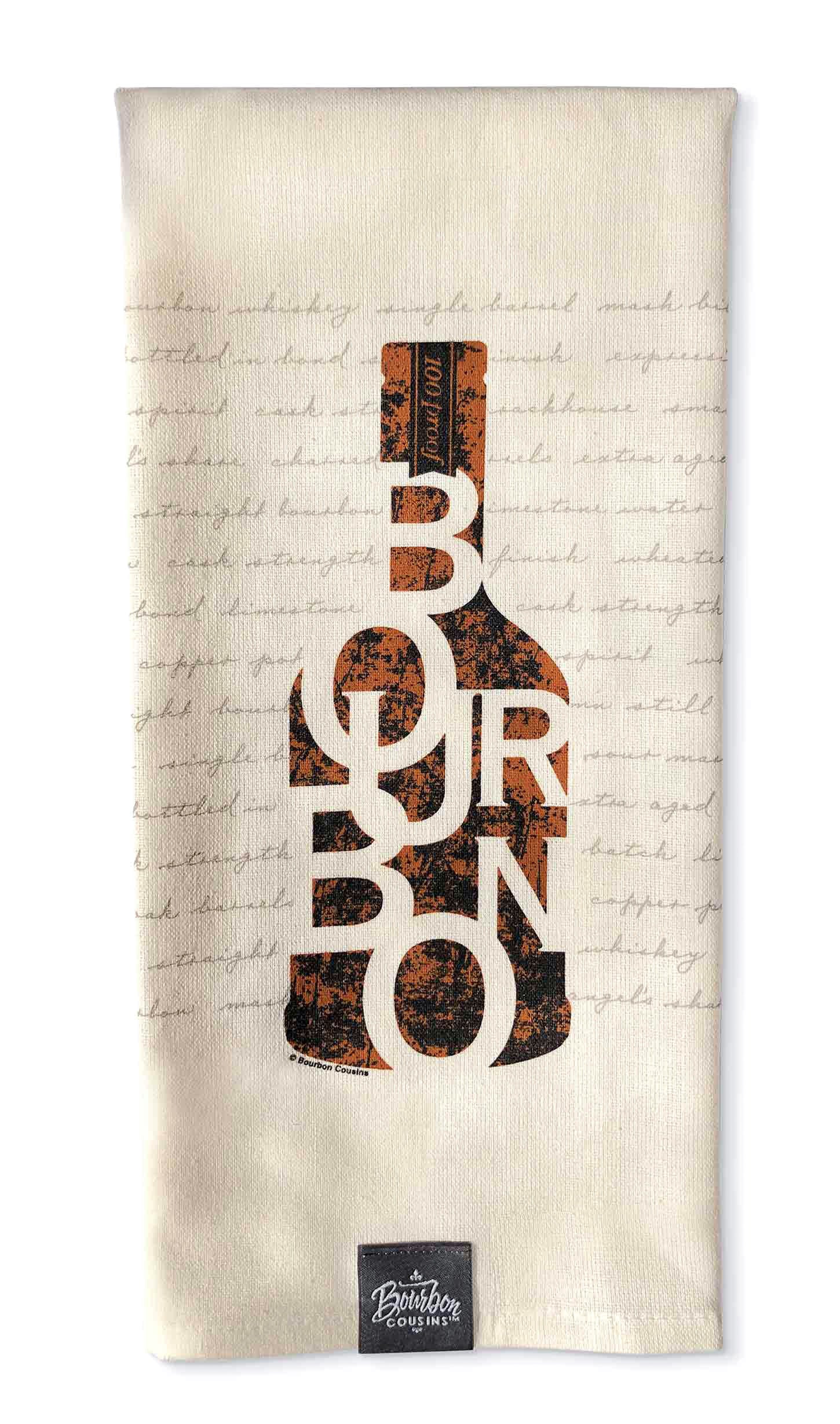 “Bourbon in a Bottle” Bar/Kitchen Towel