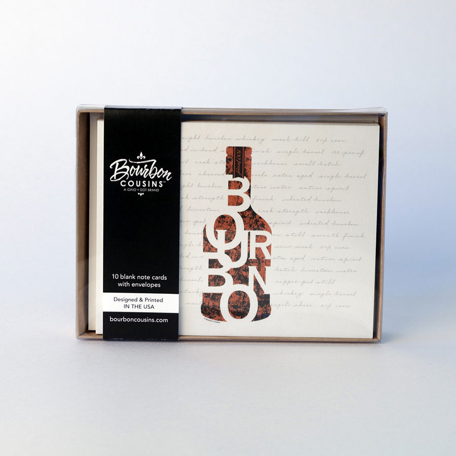 "Bourbon in a Bottle" Note Cards