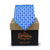 Bourbon Row© Necktie | Navy + Arctic Blue on gift box