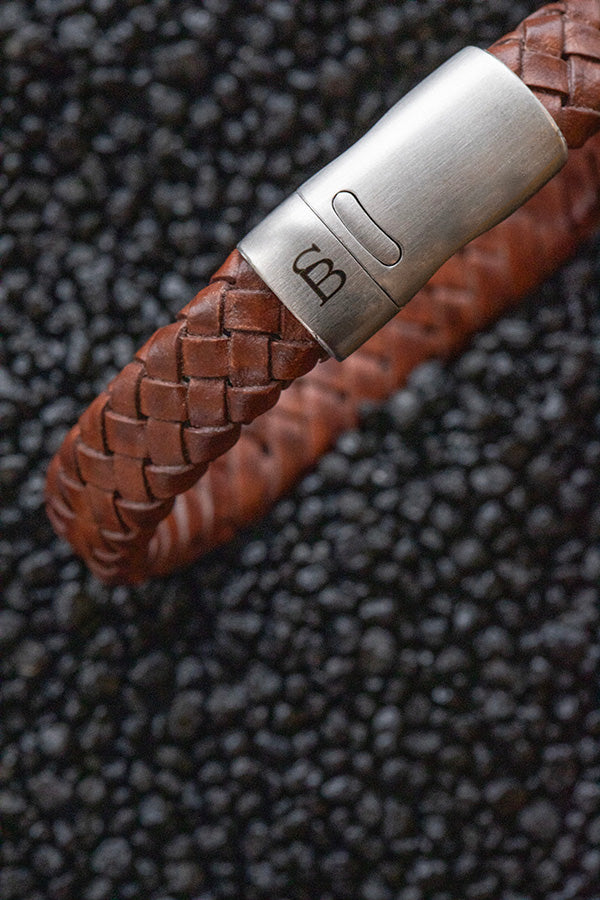 Leather Bracelet Cornall - Caramel