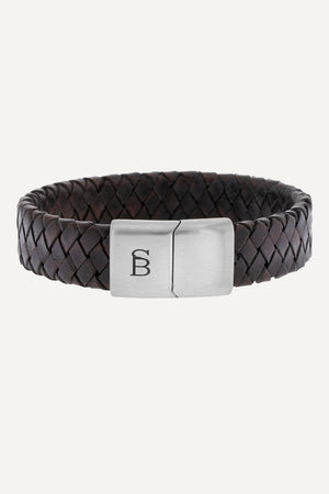 Leather Bracelet Preston - Brown