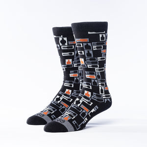 Retro Bourbon© Socks | 3-pack | Black + Copper