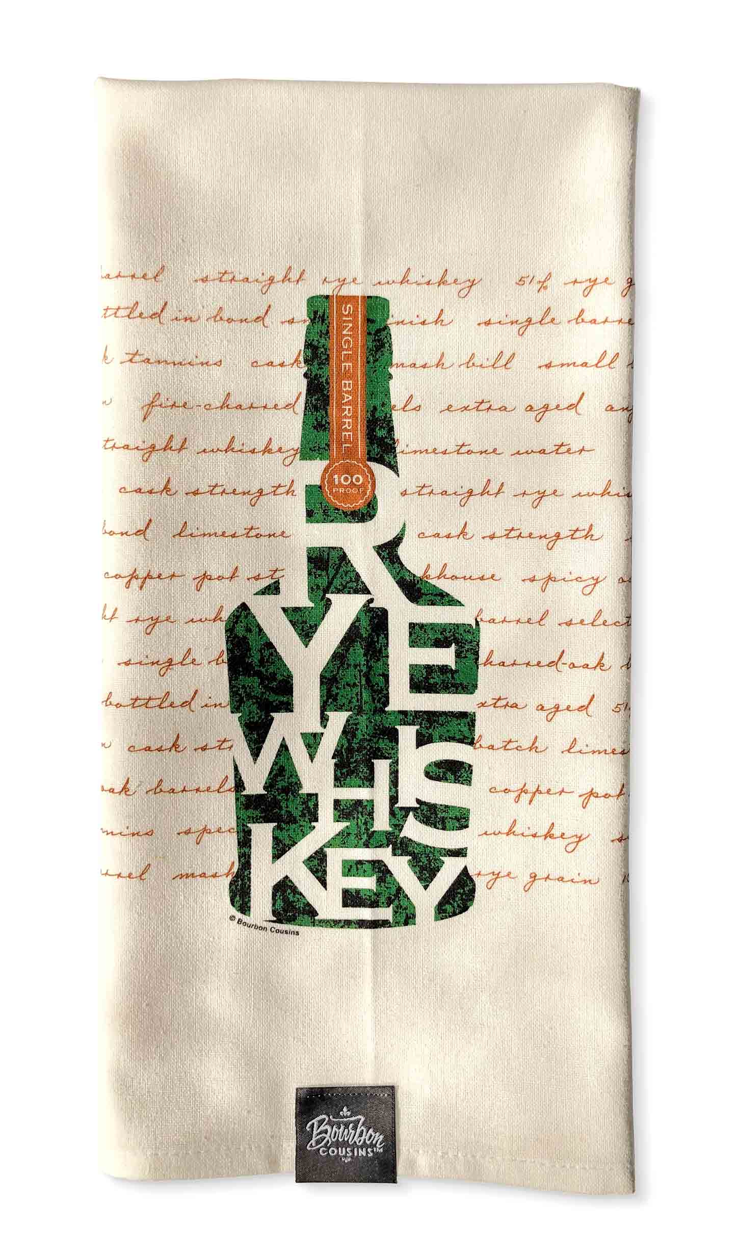 Rye Whiskey Bar/Kitchen Towel | 2-Pack
